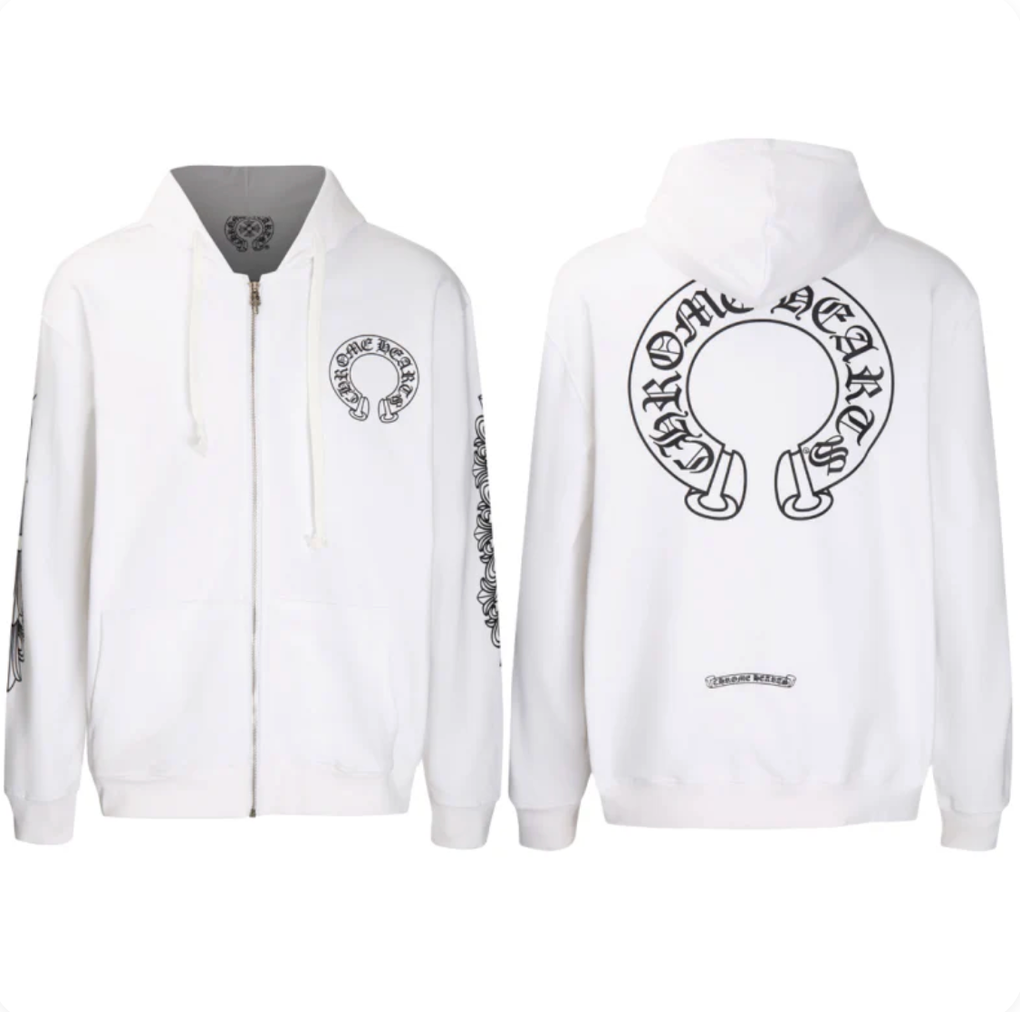 Chrome Hearts New Zip Up Hoodie -5001