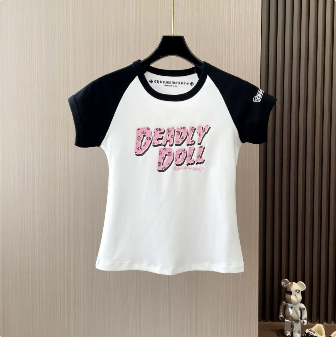 Chrome Hearts deadly doll cartoon goddess print short-sleeved T-shirt
