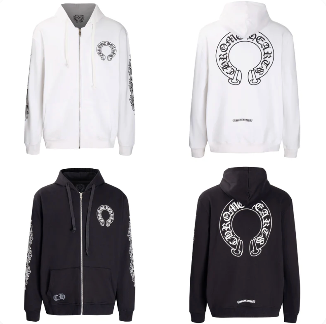 Chrome Hearts New Zip Up Hoodie -5001
