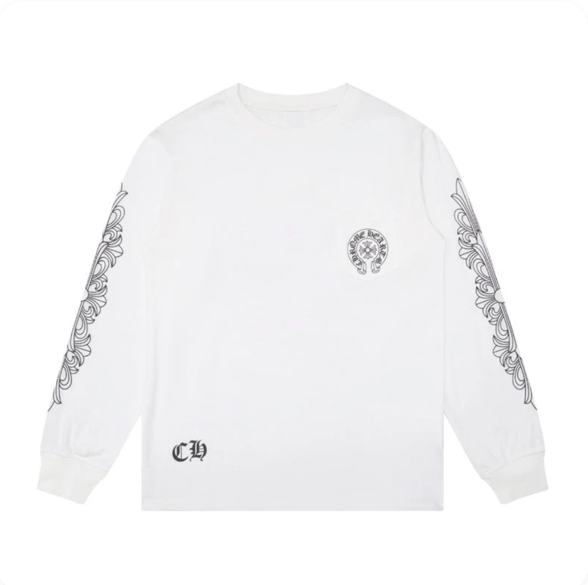 Chrome Hearts Men's Long-Sleeve T-shirt Sweatshirt K8008