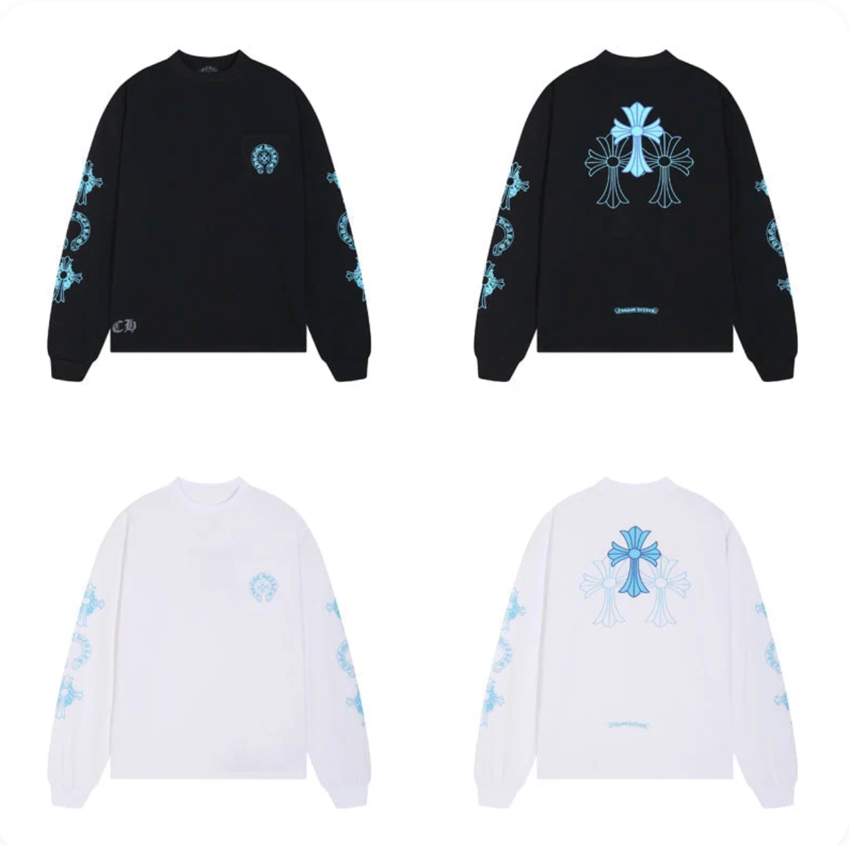 Chrome Hearts Long-Sleeve T-shirt Sweatshirt K8018