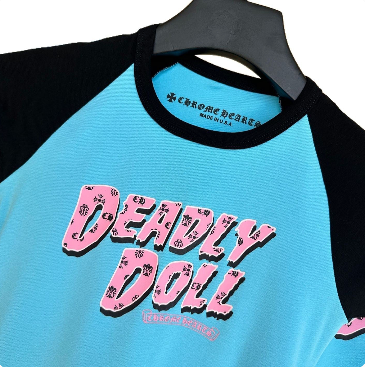 Chrome Hearts deadly doll cartoon goddess print short-sleeved T-shirt